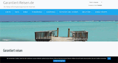 Desktop Screenshot of garantiert-reisen.de